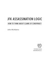 JFK Assassination Logic (eBook): How to Think about Claims of Conspiracy